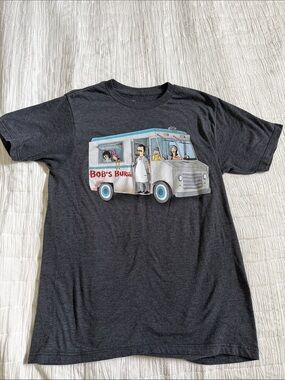 Men's Bob’s Burgers Charcoal Graphic Tee
